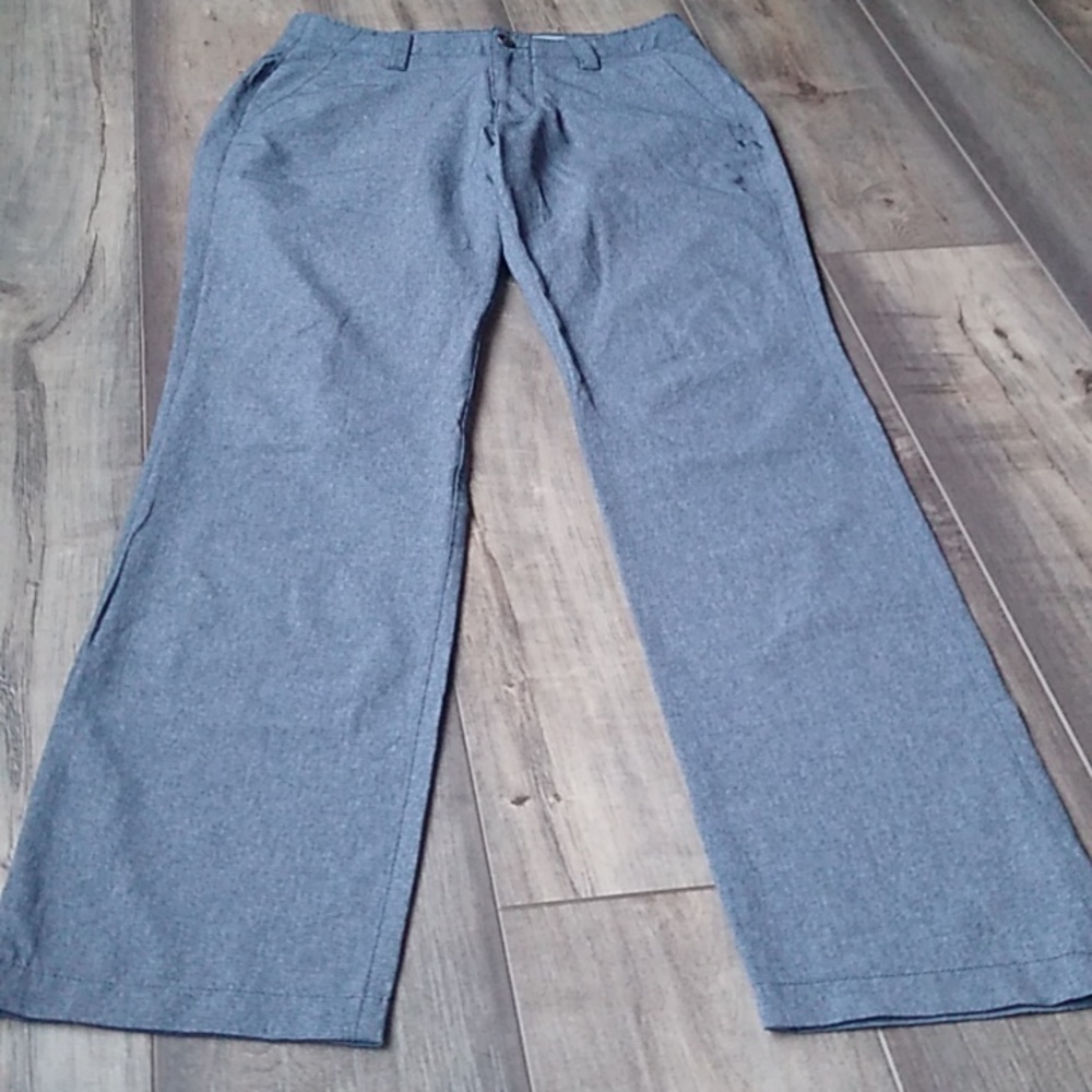 UNDER ARMOUR PANTS ALL SEASON GEAR  30/34 BLUE BREATHABLE SPORTY